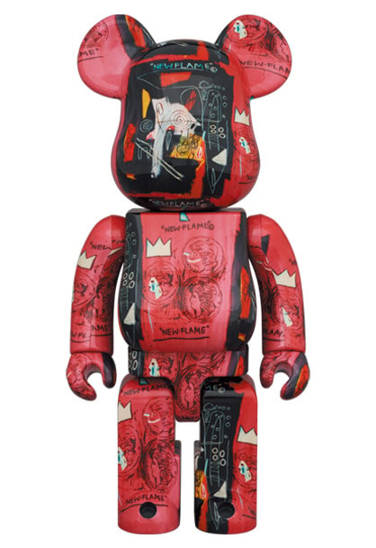 Andy Warhol Be@rbrick Andy Warhol X Jean Michel Basquiat #1 100% & 400% Bearbrick - Prototype Shown View 3