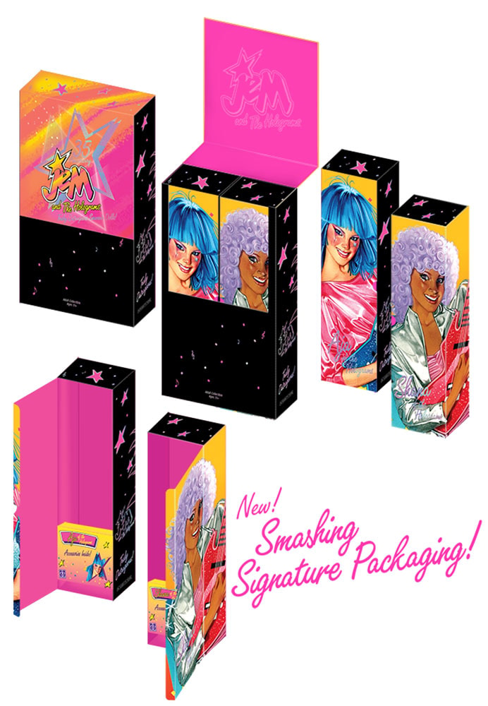 Jem and the Holograms Beat This Aja Leith™ and Shana Elmsford™ Two-Doll Gift Set Collectible Doll - Prototype Shown View 6