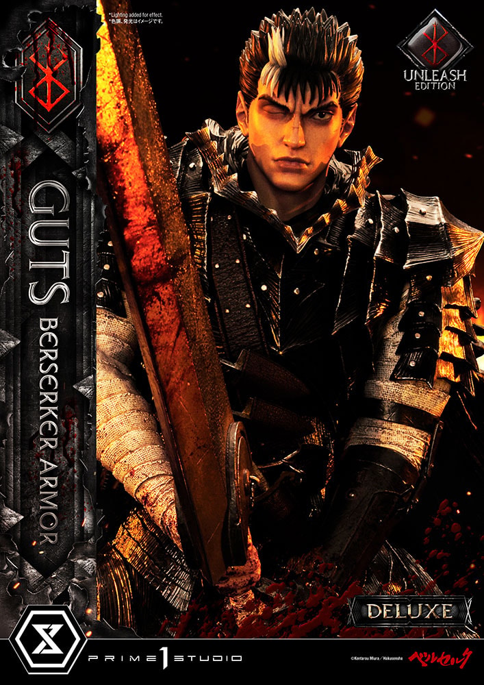 Berserk Guts Berserker Armor (Unleash Edition) Deluxe Version Statues - Prototype Shown View 2