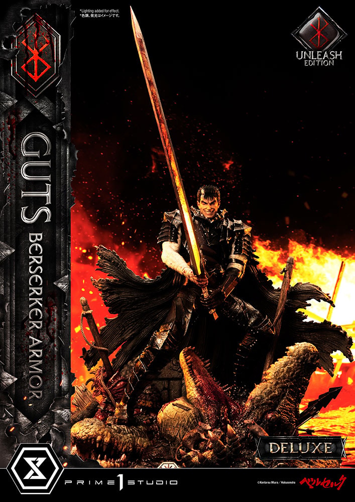 Berserk Guts Berserker Armor (Unleash Edition) Deluxe Version Statues - Prototype Shown View 5