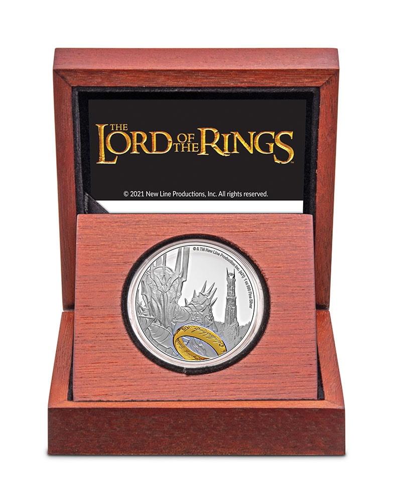 Sauron Silver Coin View 4