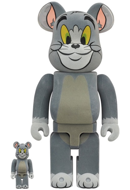 Tom and Jerry Be@rbrick Tom Flocky 100% & 400% Bearbrick - Prototype Shown View 1