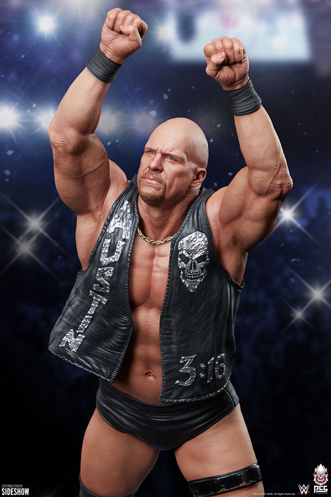 WWE "Stone Cold" Steve Austin Statues - Prototype Shown View 2