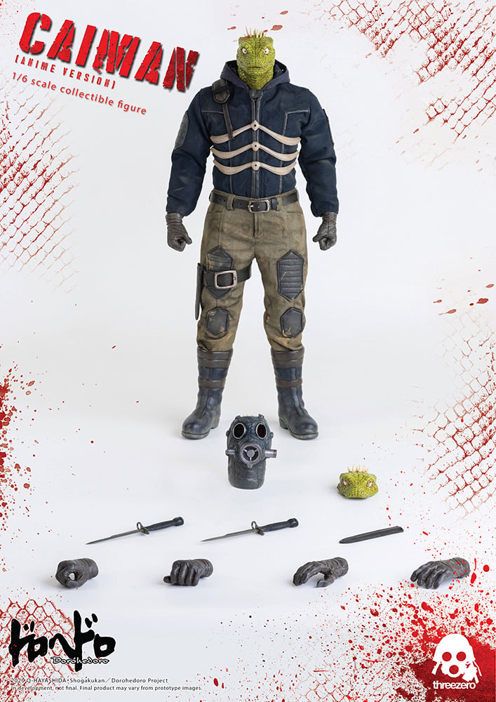 Dorohedoro Caiman (Anime Version) Sixth Scale Figure - Prototype Shown View 1