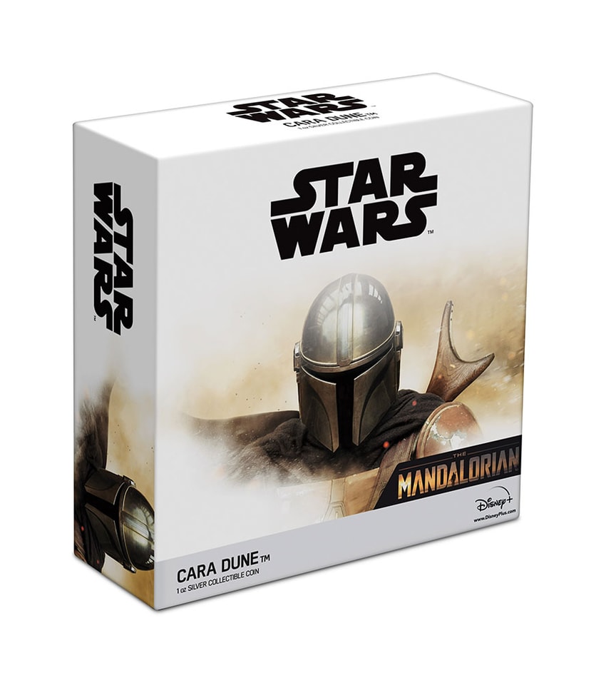 Star Wars Cara Dune 1oz Silver Coin Silver Collectible - Prototype Shown View 6