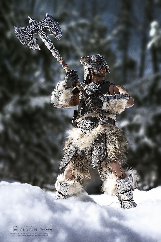 Elder Scrolls V: Skyrim Dragonborn (Deluxe Version) Sixth Scale Figure - Prototype Shown View 3