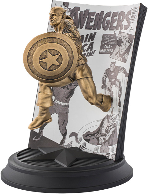 Captain America The Avengers #4 (Gilt) View 4