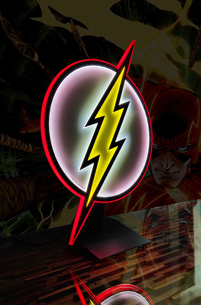 DC Comics The Flash LED Logo Light (Regular) Wall Light  View 1