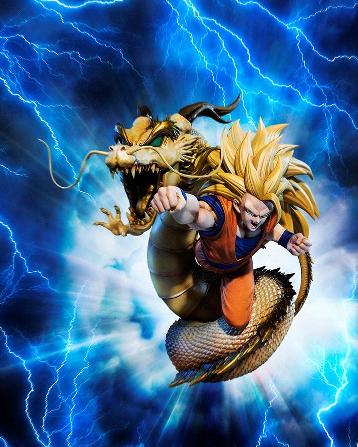 Dragon Ball Super Saiyan 3 Son Goku (Dragon Fist Explosion) Collectible Figure  View 5