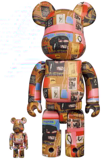 Be@rbrick Andy Warhol x Jean-Michel Basquiat #2 100% and 400%