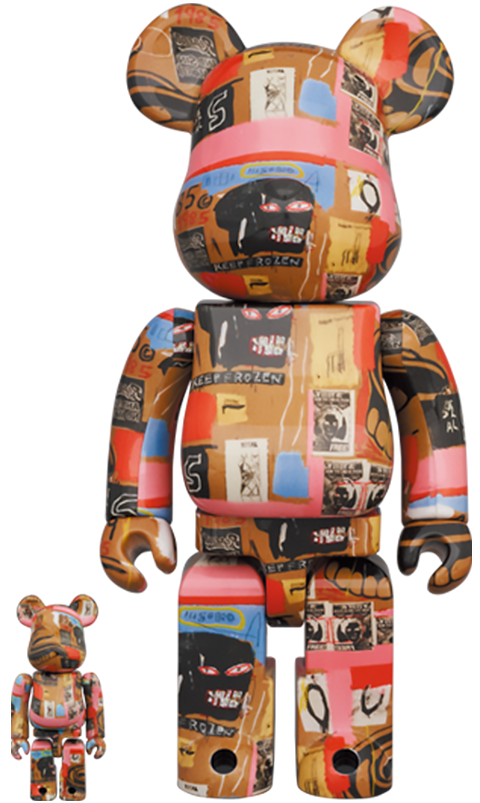 Be@rbrick Andy Warhol x Jean-Michel Basquiat #2 100% and 400%
