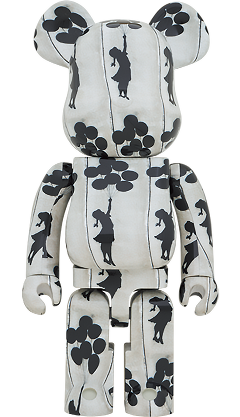 Be@rbrick Flying Balloons Girl 1000%