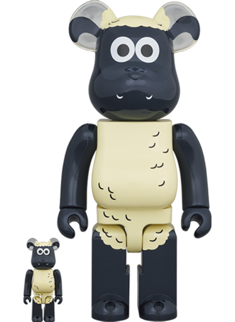 大人 可愛い 服  Be@rbrick Shaun by Figure Collectible 400% & 100% Sheep the キューブリック、ベアブリック