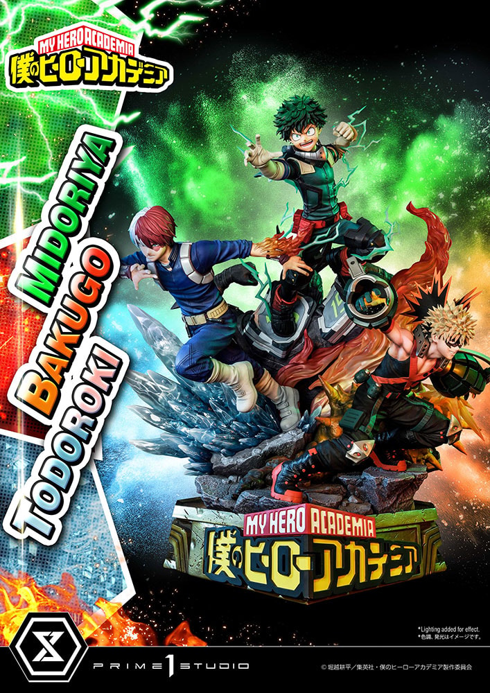 My Hero Academia Midoriya, Bakugo & Todoroki Diorama  Collector Edition - Prototype Shown View 2