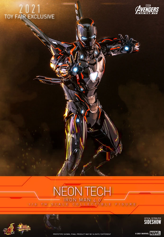 Iron Man Neon Tech 4.0 Exclusive Edition - Prototype Shown