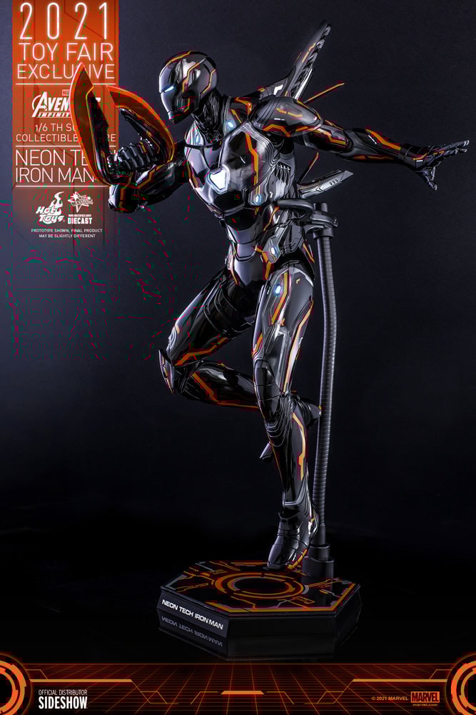 Iron Man Neon Tech 4.0 Sixth Scale Collectible Figure by Hot Iron Man Neon Tech 4.0 Sixth Scale Collectible Figure by Hot