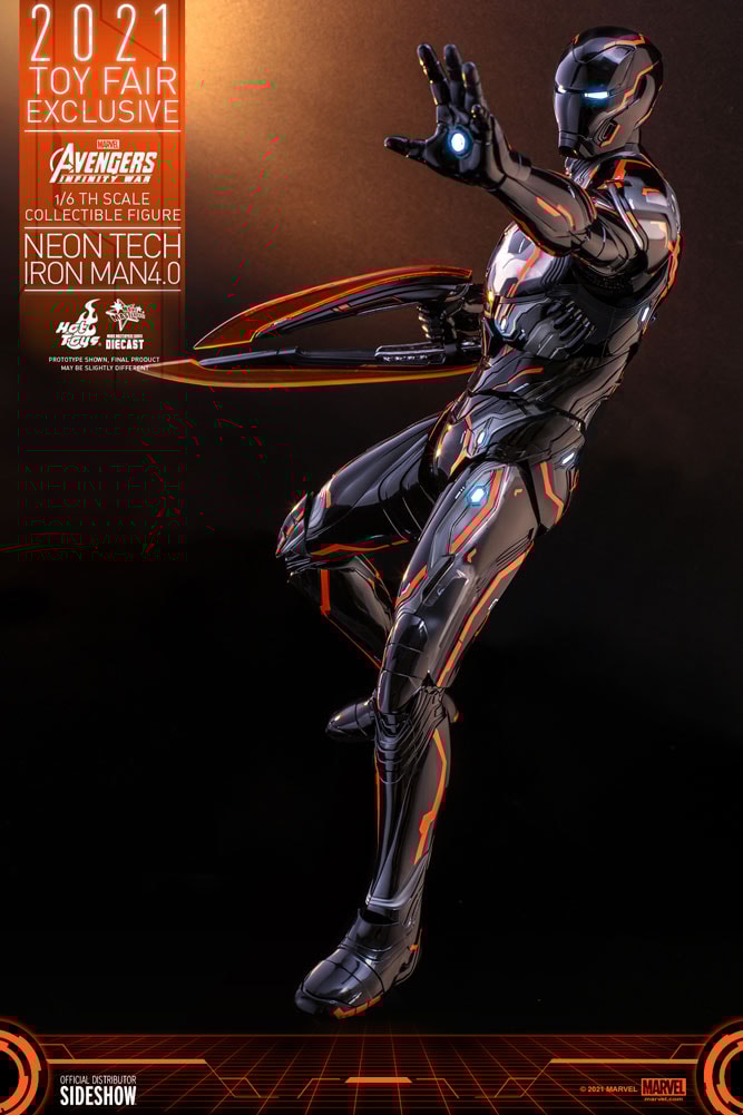 Iron Man Neon Tech 4.0 Exclusive Edition - Prototype Shown