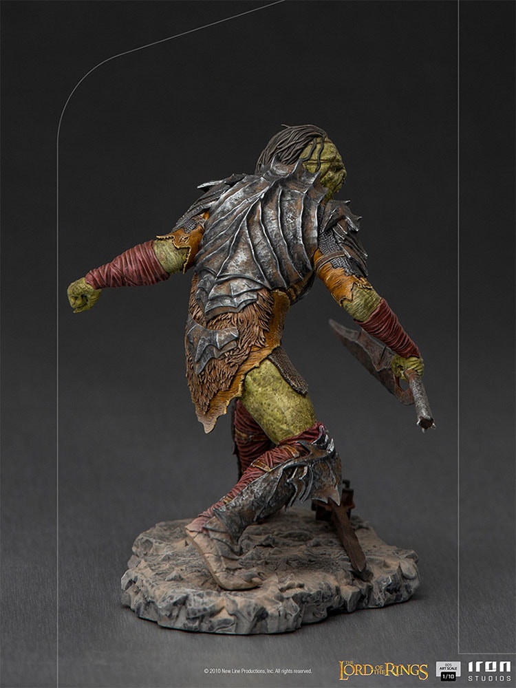 The Lord of the Rings Swordsman Orc 1:10 Scale Statue - Prototype Shown View 2