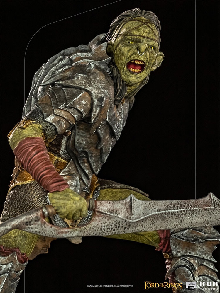The Lord of the Rings Swordsman Orc 1:10 Scale Statue - Prototype Shown View 6
