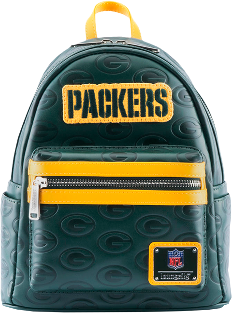NFL Greenbay Packers Logo Mini Backpack Backpack - Prototype Shown View 6