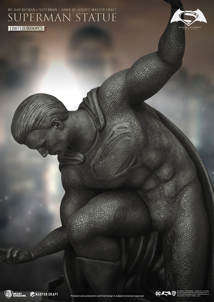 DC Comics Superman Statues - Prototype Shown View 4