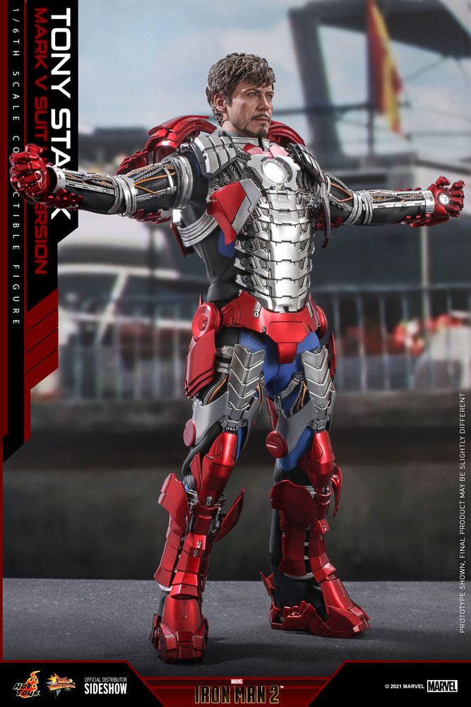 Tony Stark (Mark V Suit up Version) Sixth Scale Collectible Figure