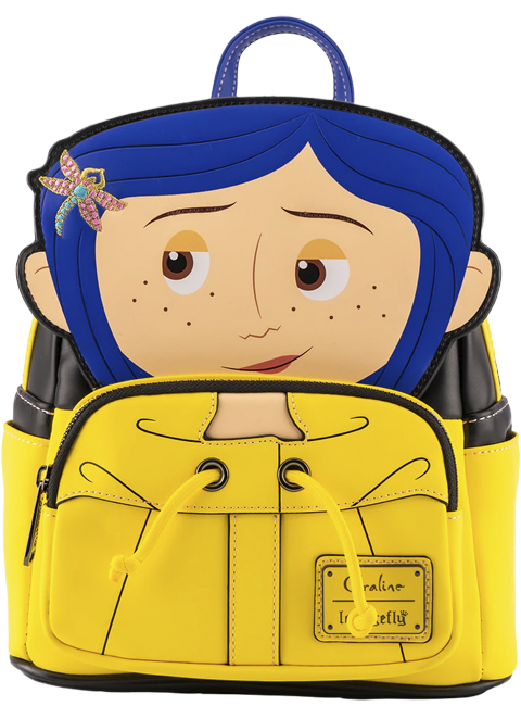 Coraline Raincoat Cosplay Mini Backpack- Prototype Shown