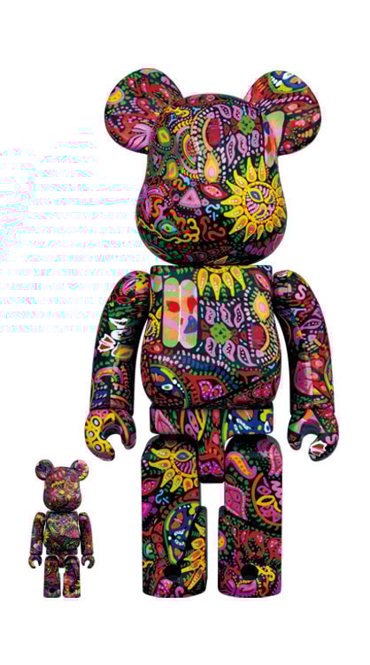 Be@rbrick Psychedelic Paisley 100% & 400%