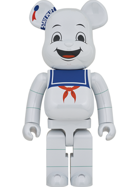 Be@rbrick Stay Puft Marshmallow Man (White Chrome Version