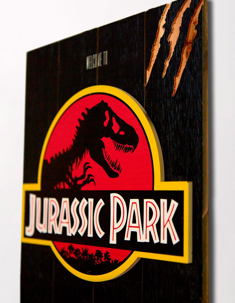Jurassic Park WOODART 3D “1993 Art”- Prototype Shown View 2