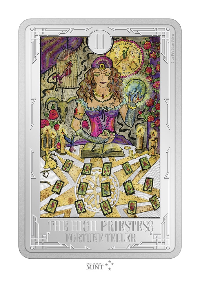 The High Priestess Silver Coin