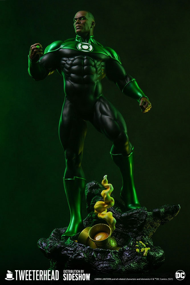 DC Comics John Stewart – Green Lantern Maquette  Collector Edition - Prototype Shown View 2