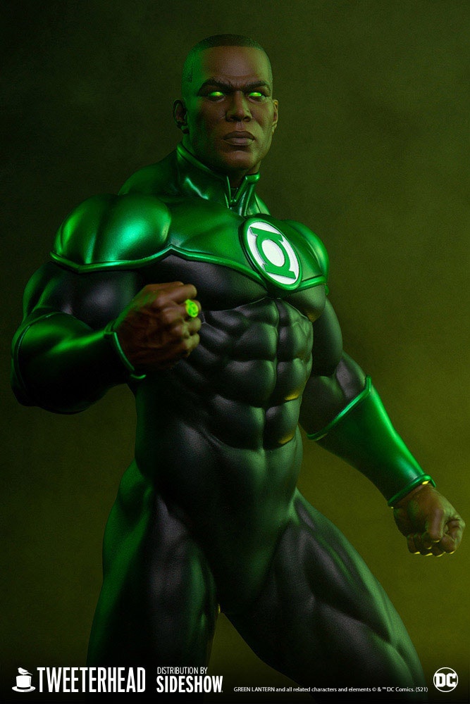 DC Comics John Stewart – Green Lantern Maquette  Collector Edition - Prototype Shown View 3