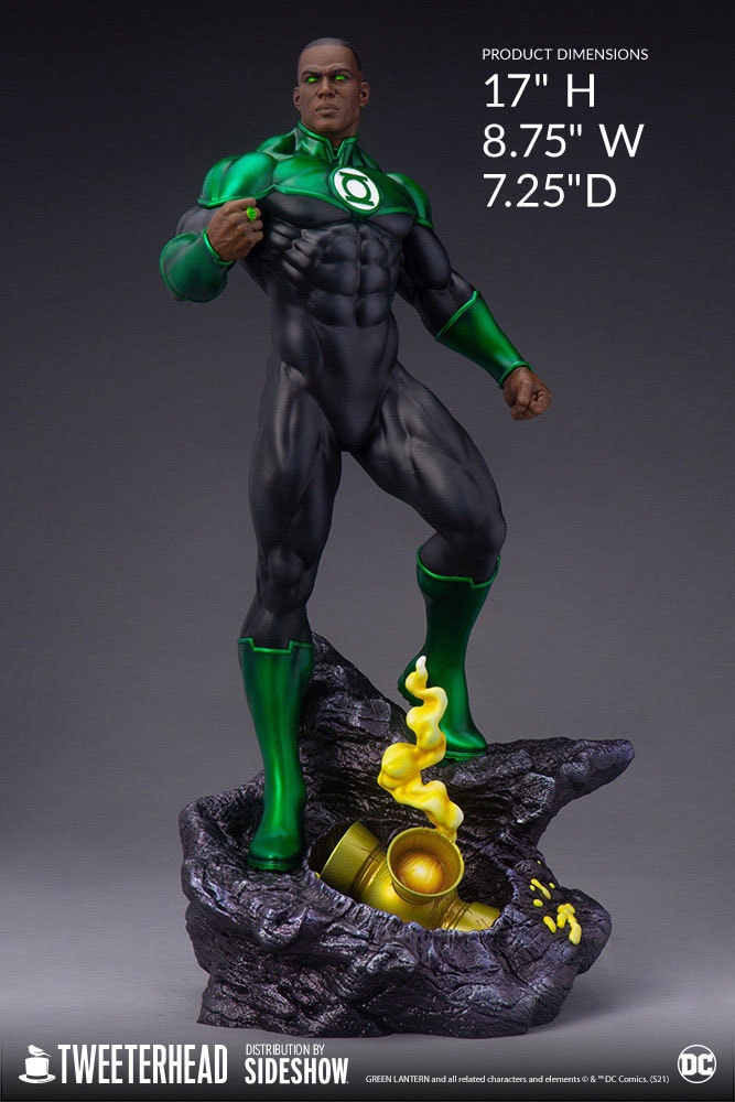 DC Comics John Stewart – Green Lantern Maquette  Collector Edition - Prototype Shown View 4