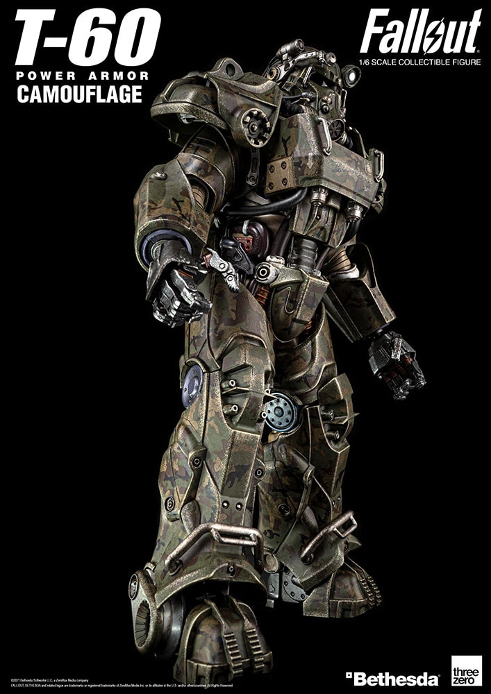 T-60 Camouflage Power Armor- Prototype Shown View 1