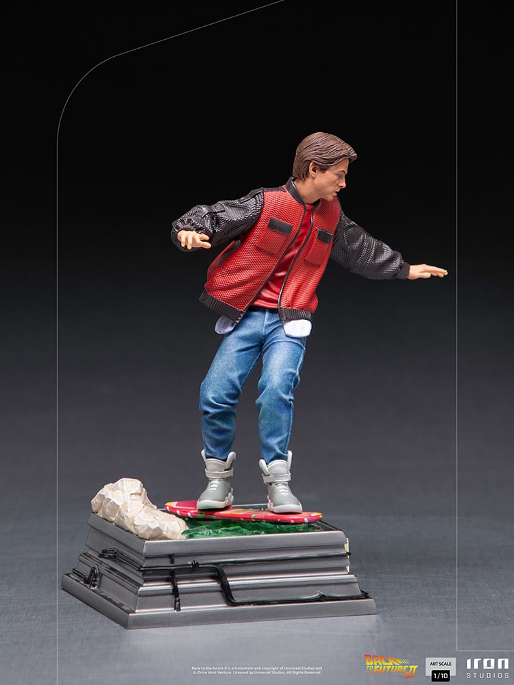 Marty McFly on Hoverboard- Prototype Shown View 4
