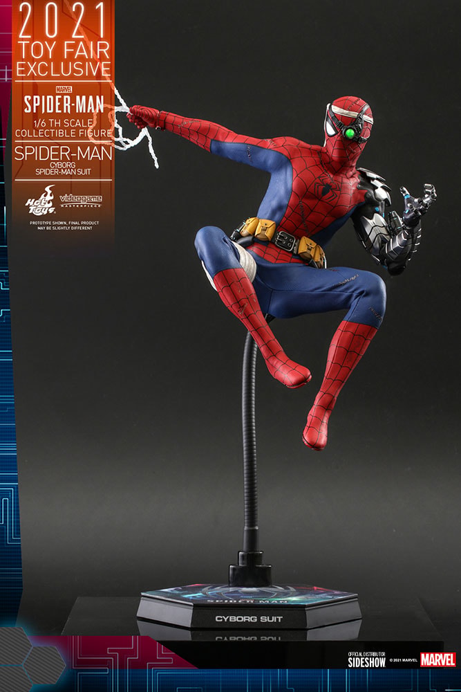 Marvel Spider-Man (Cyborg Spider-Man Suit) Sixth Scale Figure  Exclusive Edition - Prototype Shown View 5