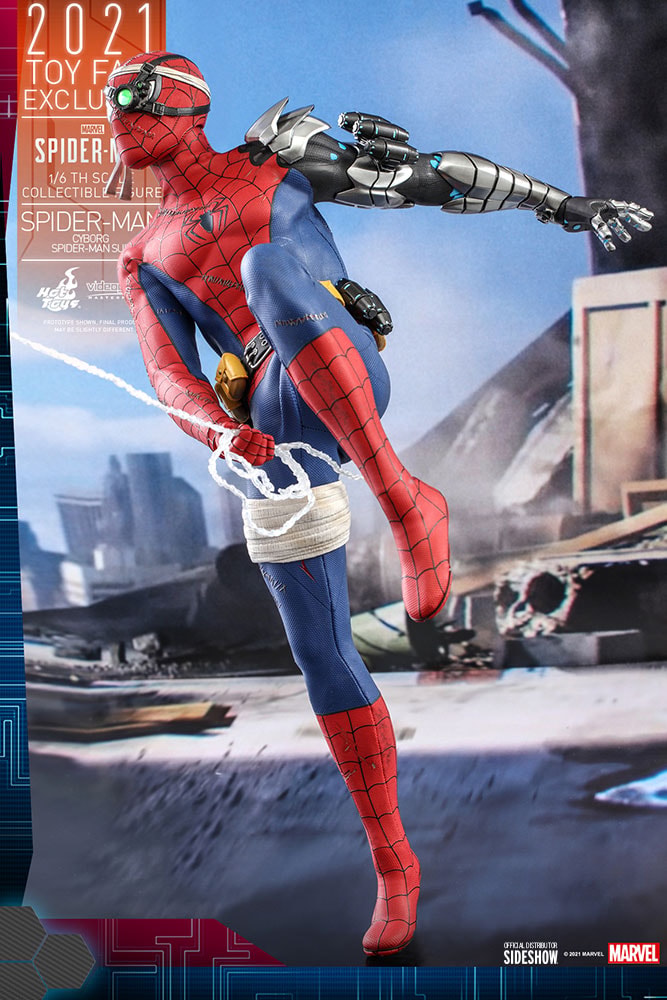 Marvel Spider-Man (Cyborg Spider-Man Suit) Sixth Scale Figure  Exclusive Edition - Prototype Shown View 6