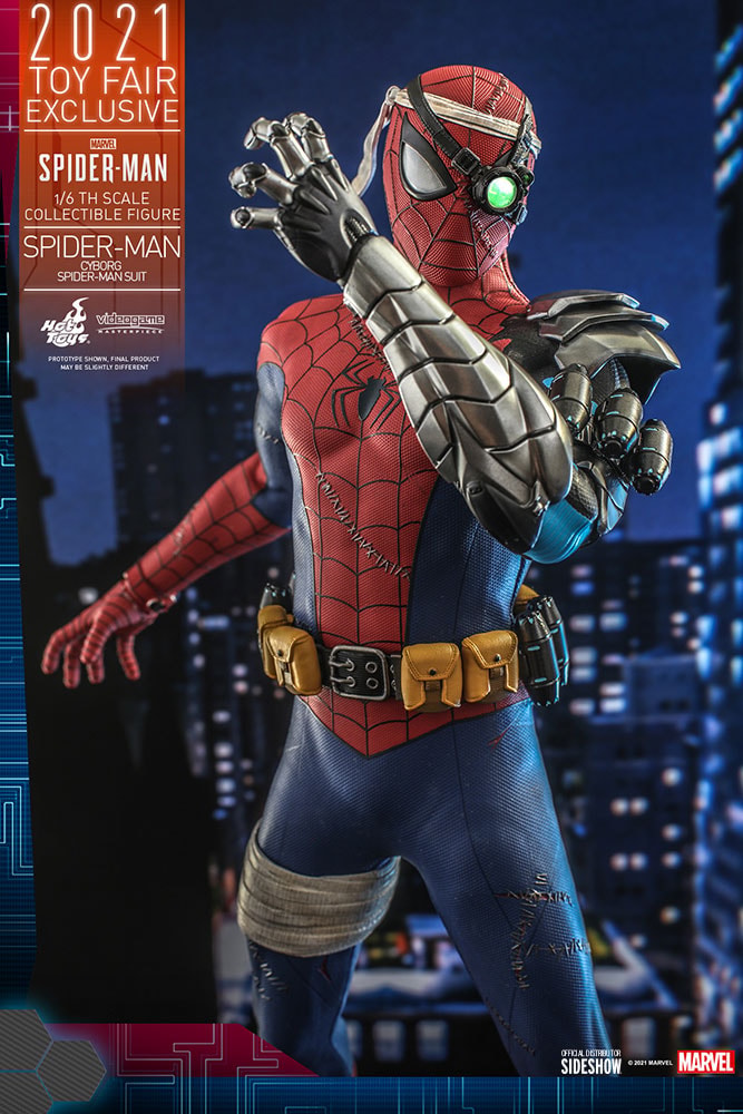 Marvel Spider-Man (Cyborg Spider-Man Suit) Sixth Scale Figure  Exclusive Edition - Prototype Shown View 3