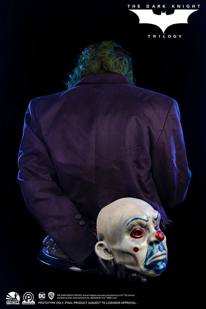 DC Comics The Joker (The Dark Knight) Life-Size Bust - Prototype Shown View 6