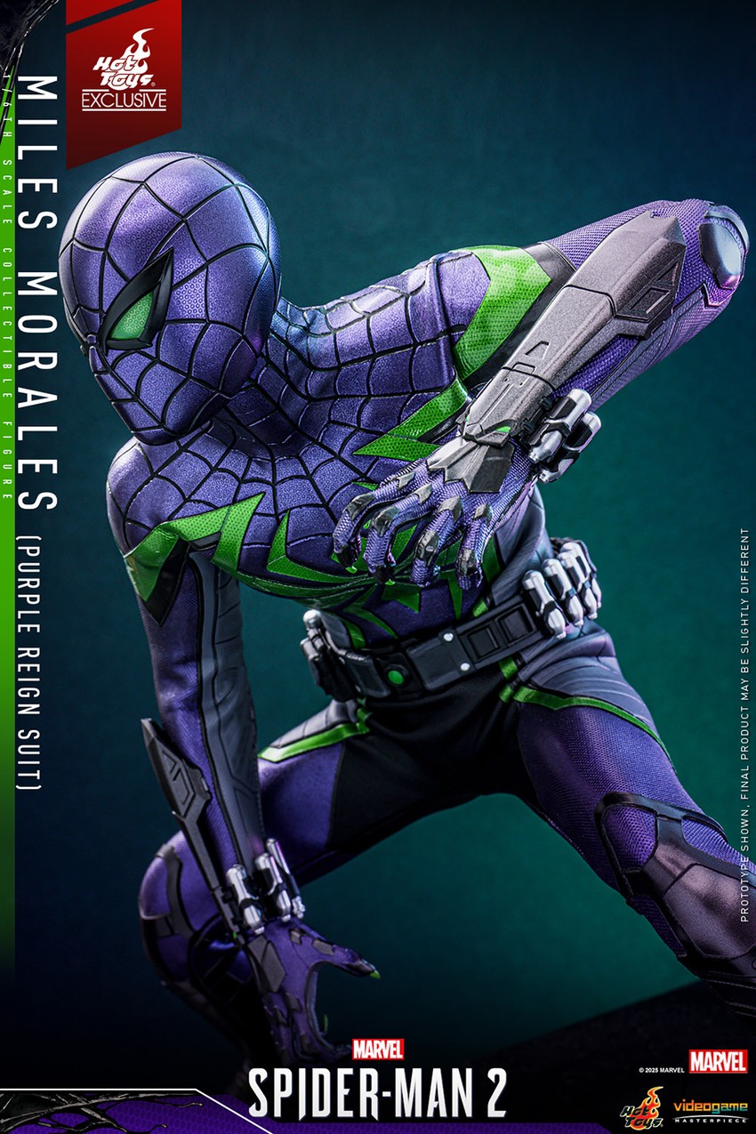Miles Morales (Purple Reign Suit) Sixth Scale Figure by Hot Toys