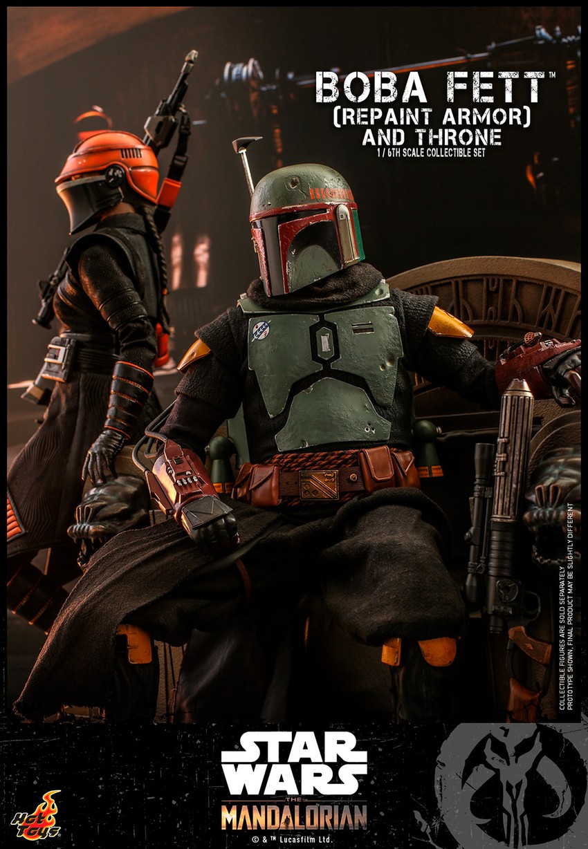 Boba Fett (Repaint Armor) and Throne Collector Edition - Prototype Shown View 4