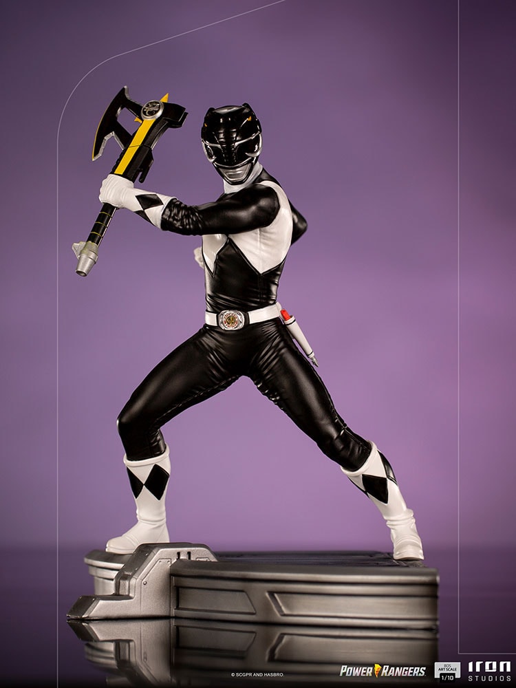 Mighty Morphin Power Rangers Black Ranger 1:10 Scale Statue - Prototype Shown View 1