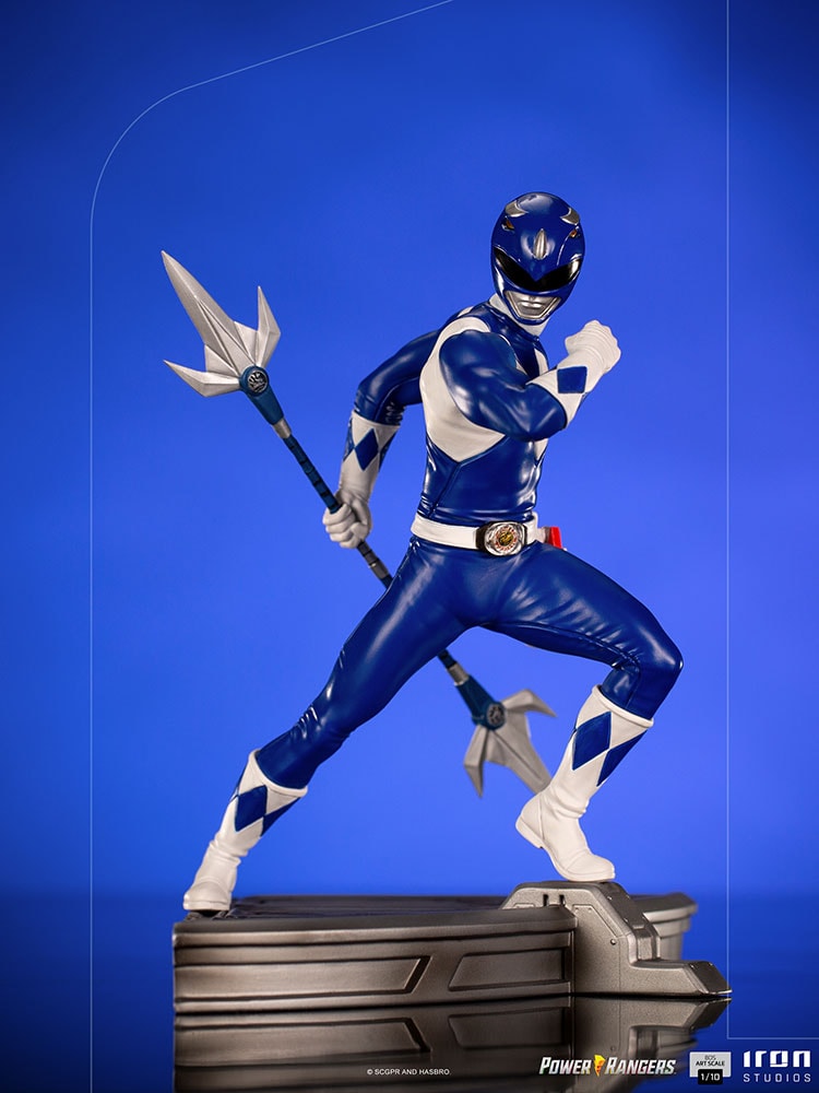 Blue Ranger BDS Art Scale 1:10 Statue by Iron Studios | Sideshow ...