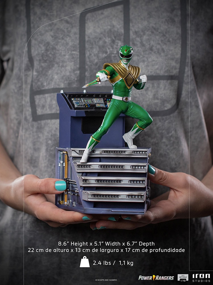 Mighty Morphin Power Rangers Green Ranger 1:10 Scale Statue - Prototype Shown View 5