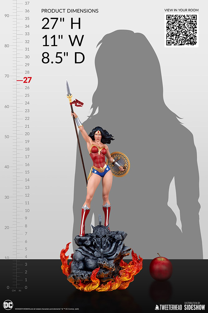 DC Comics Wonder Woman Sixth Scale Maquette - Prototype Shown View 5