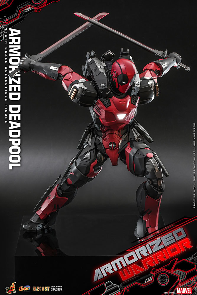 Marvel Armorized Deadpool Sixth Scale Figure  Collector Edition - Prototype Shown View 3