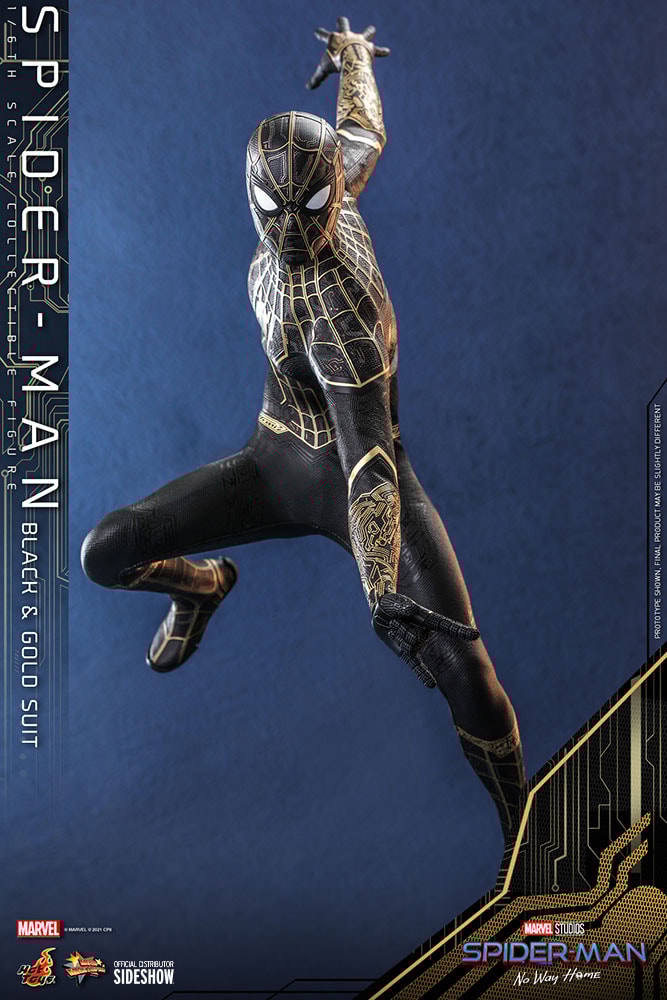 Spider-Man (Black & Gold Suit)- Prototype Shown View 1
