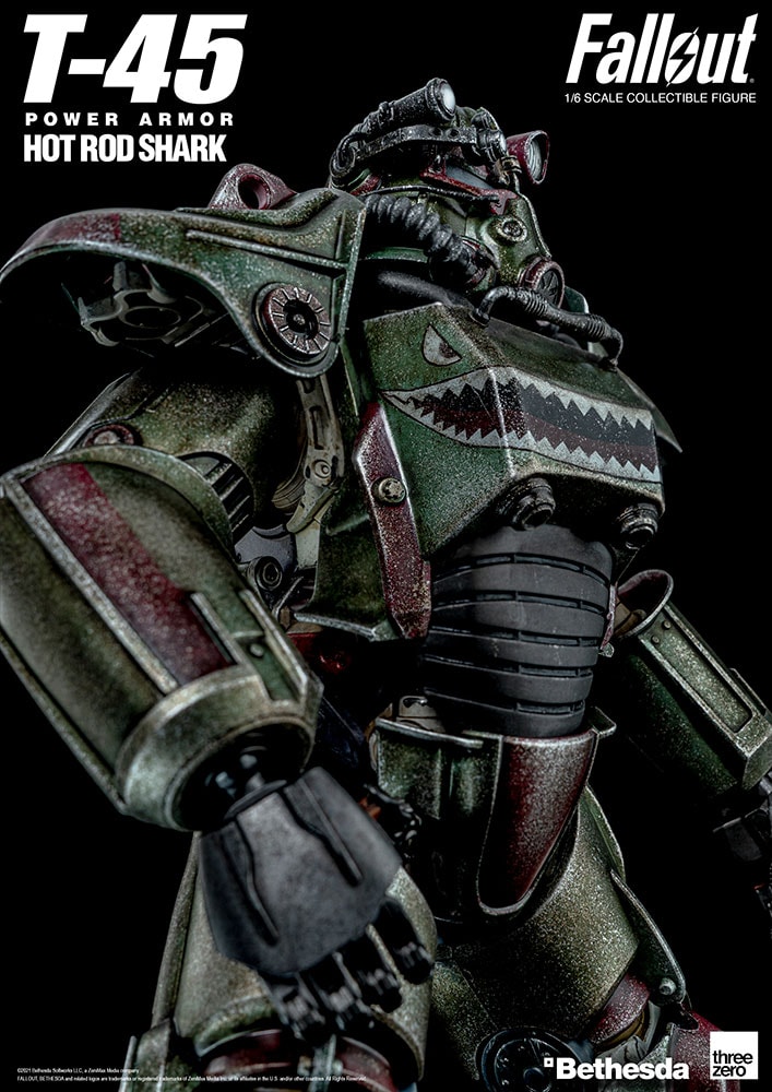 T-45 Hot Rod Shark Armor Pack- Prototype Shown