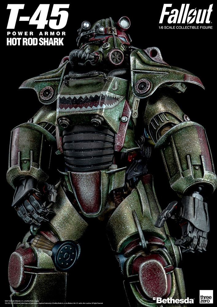 T-45 Hot Rod Shark Armor Pack- Prototype Shown